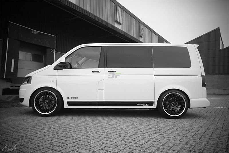 Bilstein Gewindefahrwerk B14 exklusiv für Volkswagen (VW) T5 California inkl. Facelift, nur Schellen-Federbein-Klemmung